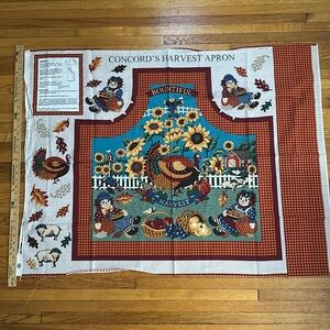 Concord’s Harvest Apron craft fabric panel